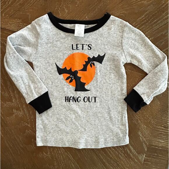 NWOT-Modern Kids "Lets Hang Out" Bat Long Sleeve Shirt-Size 3T - Picture 1 of 6